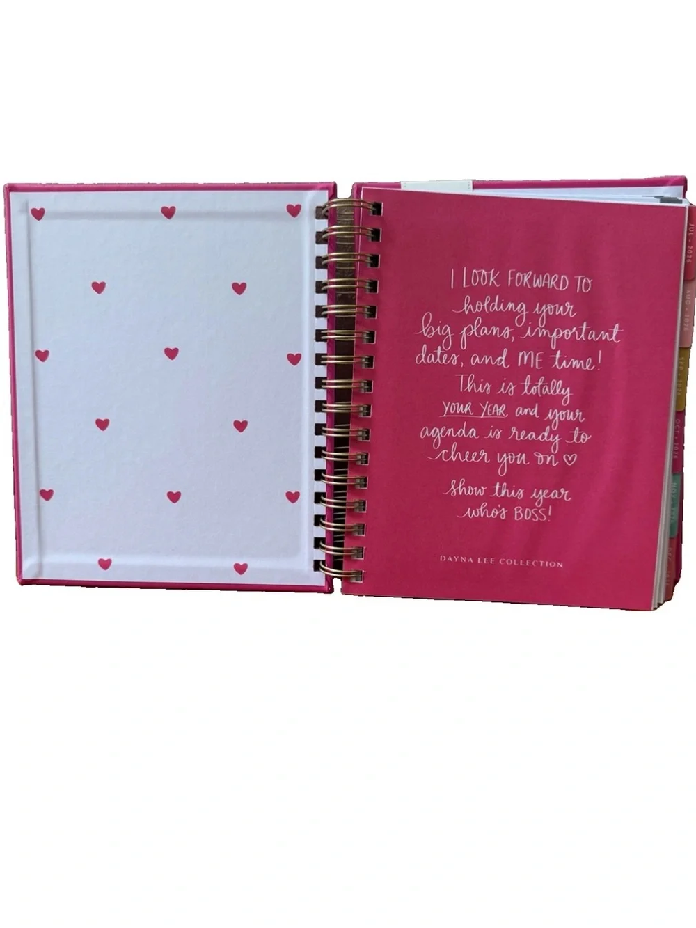 Eccolo Planner 2026- 2027 18-Month Weekly & Monthly Planner Hard Cover 8x7.5”